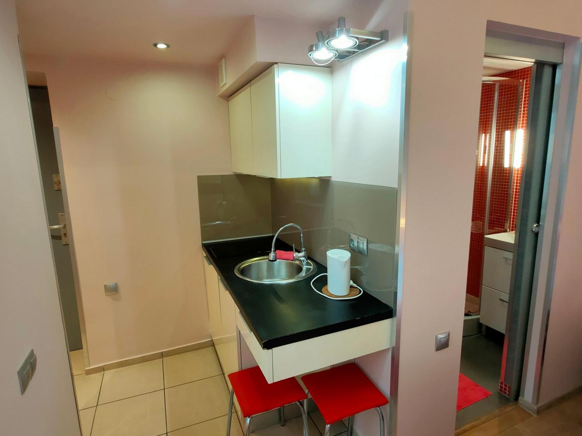 Mirror Pink Studio Apartment Cracóvia Exterior foto