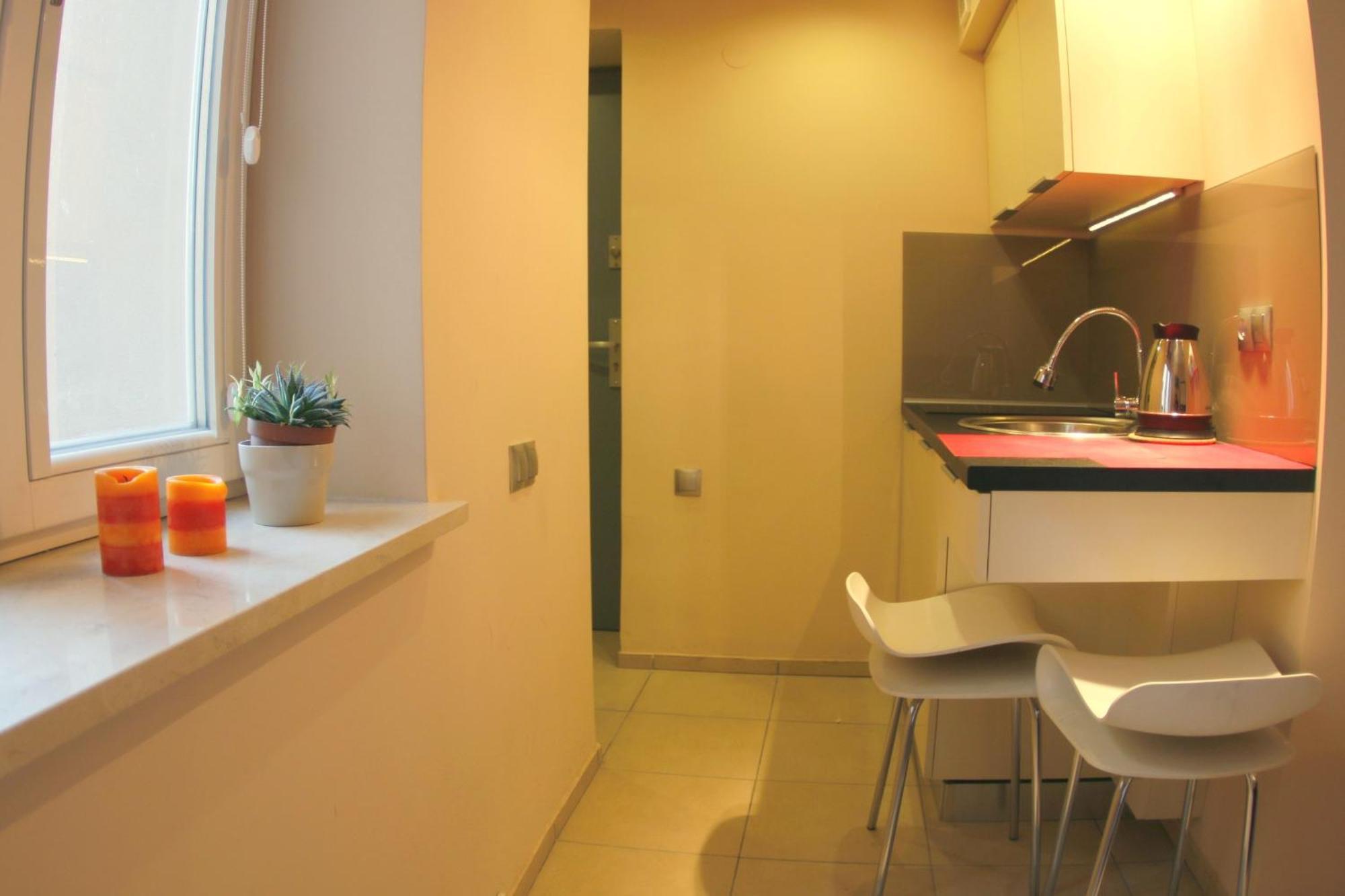 Mirror Pink Studio Apartment Cracóvia Quarto foto